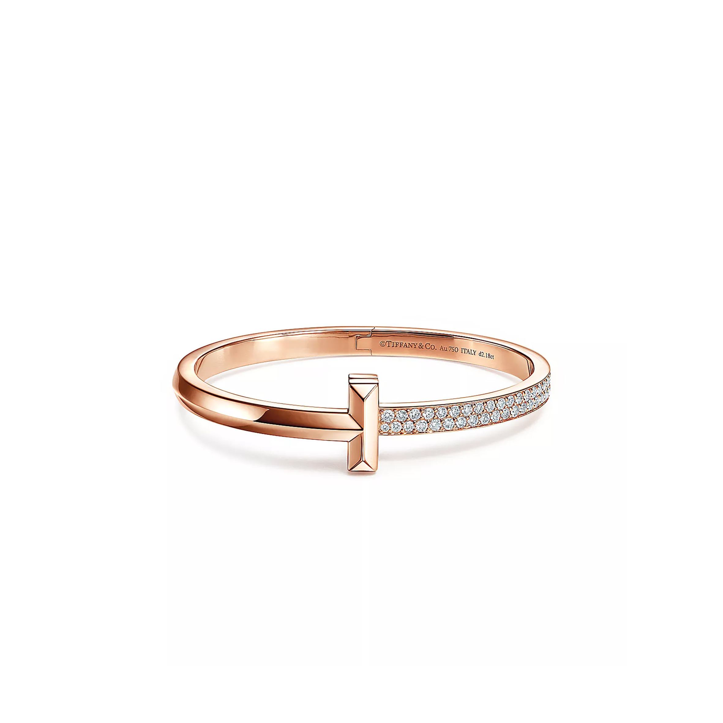 TIFFANY T T1 WIDE DIAMOND HINGED BANGLE 67792831 TIFFANY T T1 WIDE DIAMOND HINGED BANGLE 67792831